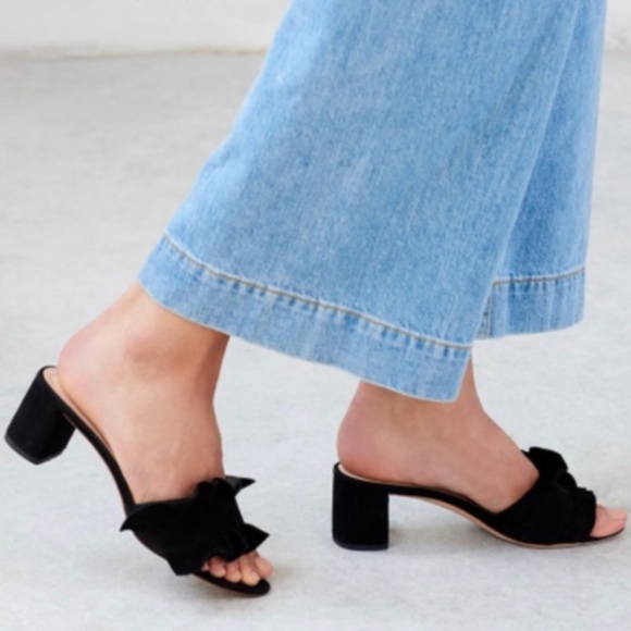 Loeffler Randall Shoes - Loeffler Randall Vera Slides // 7.5 black suede